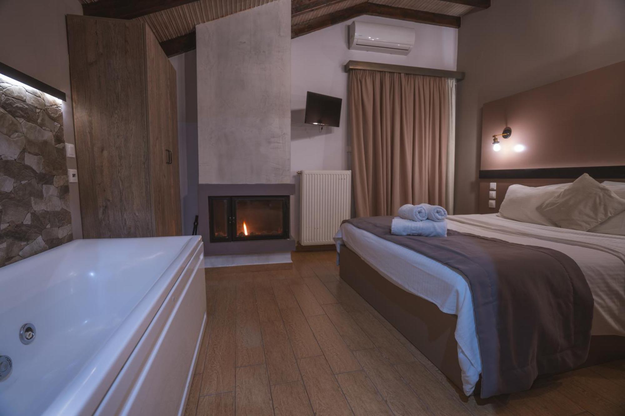 Alkyonis Hotel & Spa Káto Loutrákion الغرفة الصورة
